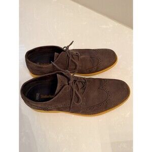 Timberland Earthkeepers Brown Suede Wingtip Oxford Shoes Men's Size 13M